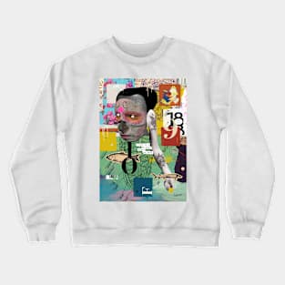 Somewhere Between Right And Wrong Crewneck Sweatshirt